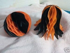 Halloween Honeycomb Lanterns