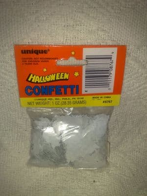 Halloween Table Confetti Ghosts