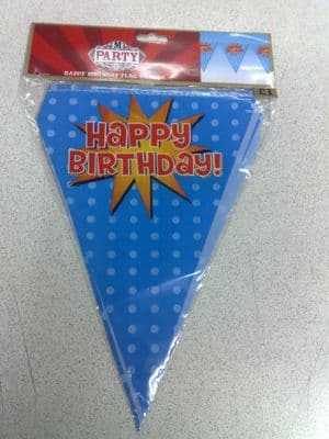 Happy Birthday Bunting Banner