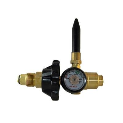 Helium Cylinder Tilt Valve with Gauge x 1