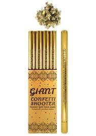 Holographic Gold Party Cannons 80 cm x 1