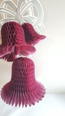 Honeycomb Bell Burgundy 11