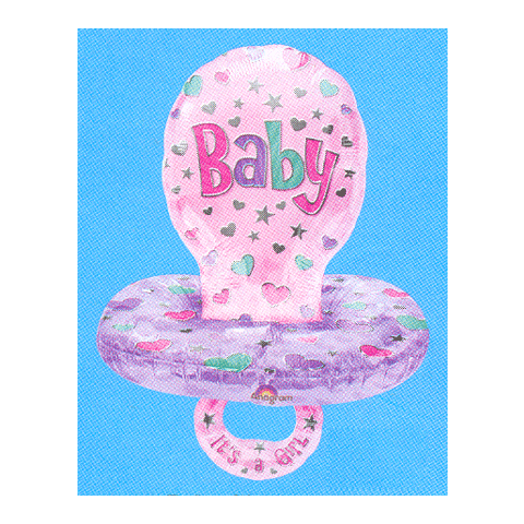 Its a Girl Dummy Super Shape Foil