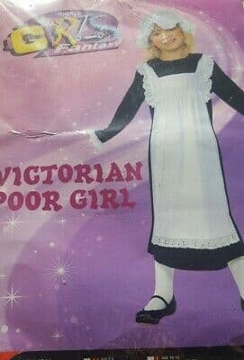Large Victorian Poor Girl Costume