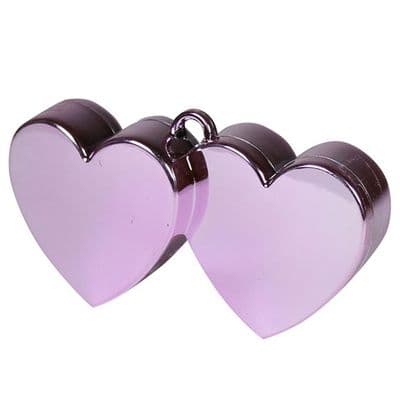 Lilac Double Heart Weight x 1