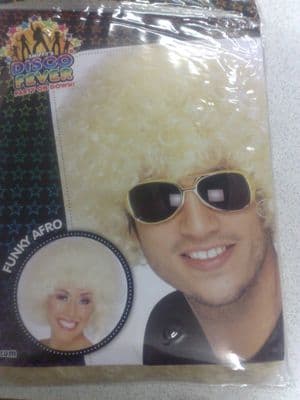 Male 70's Blonde Wig