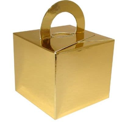 Metallic Plain Gold Card Box Weight x 1