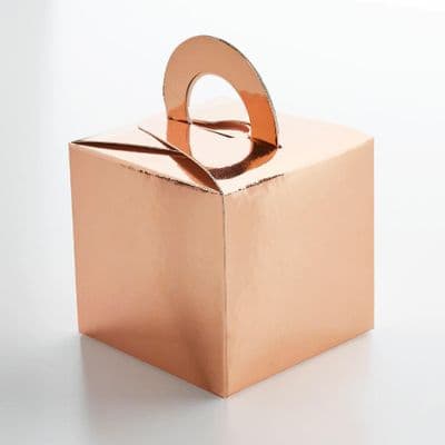 Metallic Plain Rose Gold Card Box Weight x 1