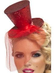 Mini Topper Hat Red