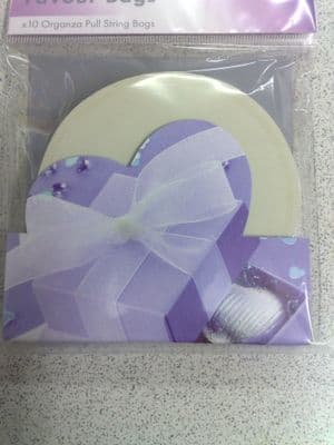 Organza Ribbon 25mm Ivory