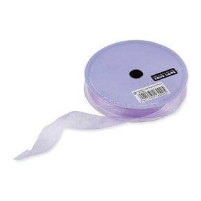 Organza Ribbon 25mm Lilac
