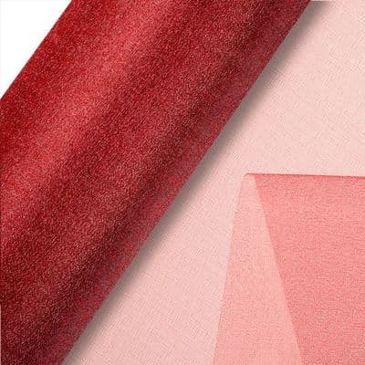 Organza Rolls - Burgundy