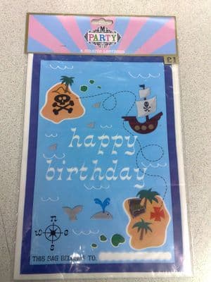 Pirate Loot Bags x 8