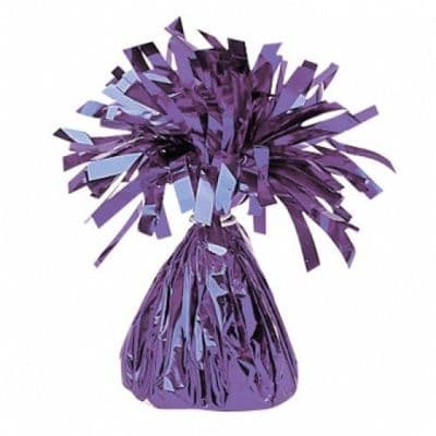 Purple Tinsel Cone Weight 85g x 1