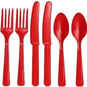 Red Assorted Cutlery