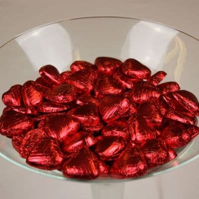 Red Chocolate Hearts