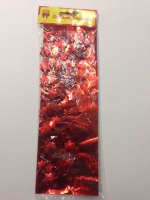 Red Christmas Stars Garlands