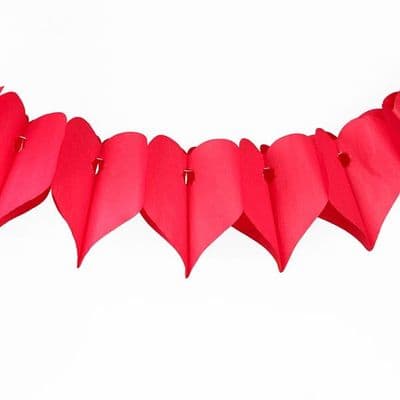 Red Heart Garland