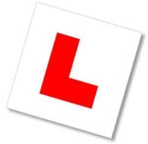 Red L Plates x 2