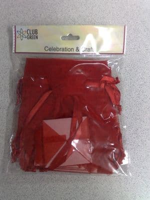 Red Organza Bags