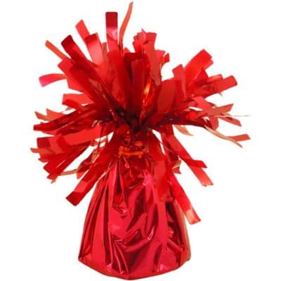 Red Tinsel Cone Weight 85g x 1