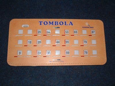 Resusable Bingo Boards Leather