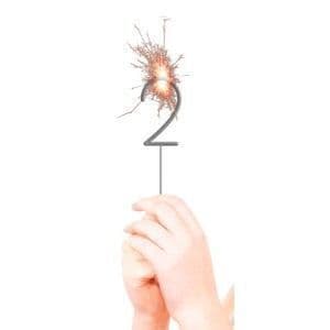 Silver Number 2 Sparkler