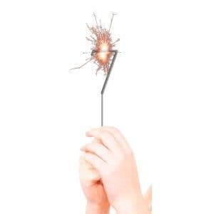 Silver Number 7 Sparkler