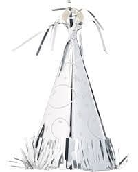 Silver Party Hat Balloon Weight x 1