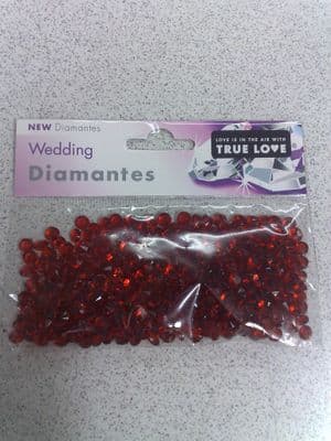 Small Red Diamantes