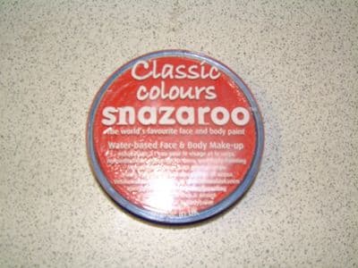 Snazaroo Bright Red Face Paint