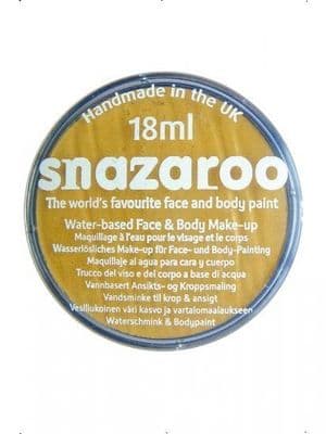 Snazaroo Metallic Gold Face Paint 18ml