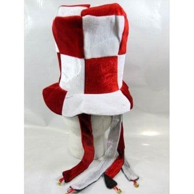 St. George Jester Material Top Hat