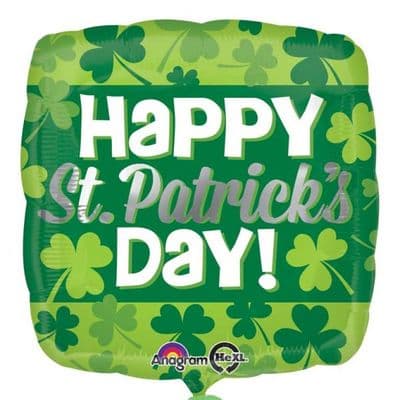St. Patrick's Day Clover Foil Balloon