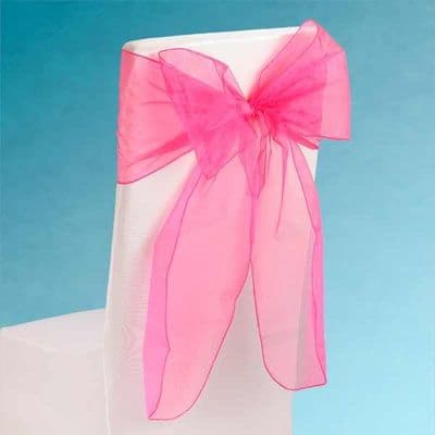 To Hire - Fushia Chair Sashes