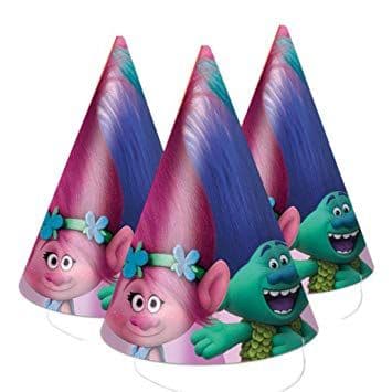 Trolls Party Hats