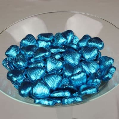 Turquoise Chocolate Hearts