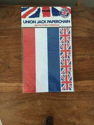 Union Jack Paper Chains