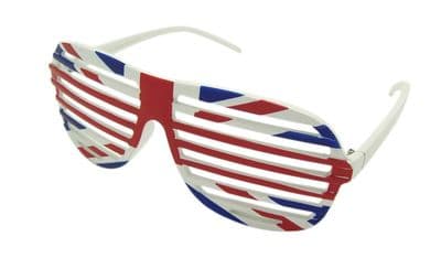 Union Jack Plastic Specs x 1
