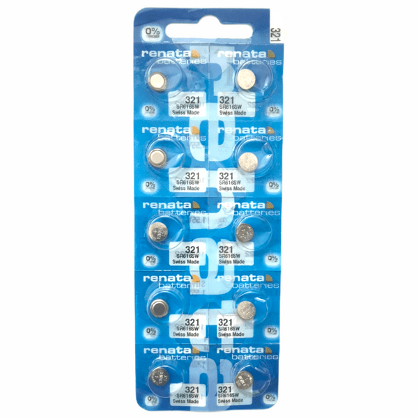 321 (SR616SW) Silver Oxide Batteries - Renata
