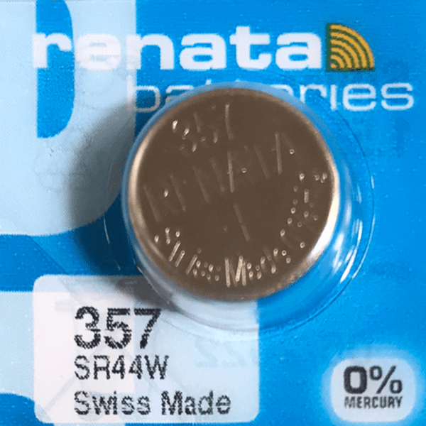 357 (SR44W) Silver Oxide Batteries - Renata