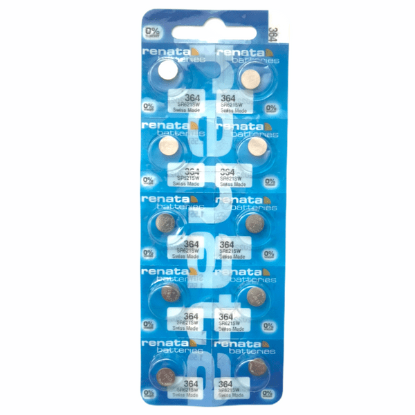 364 (SR621SW) Silver Oxide Batteries - Renata