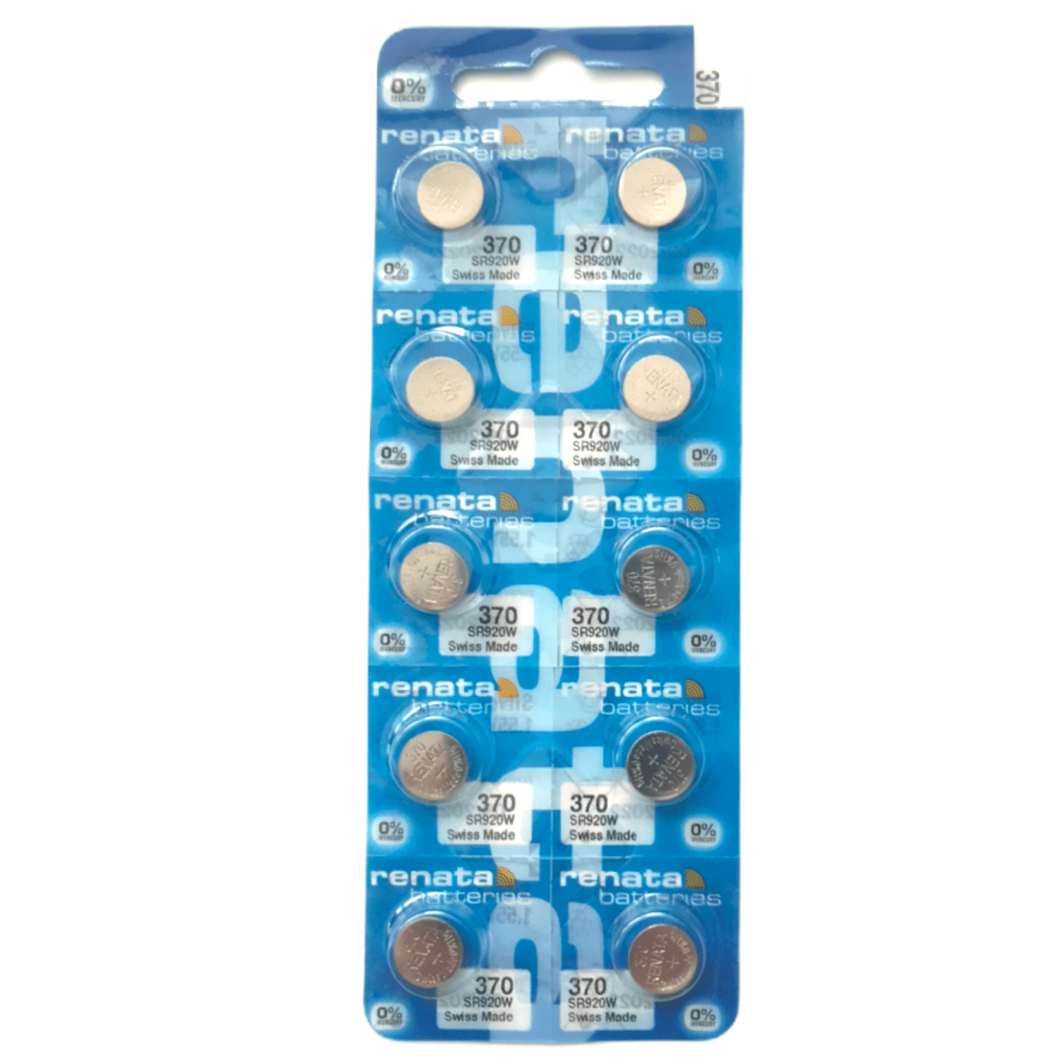 370 SR920SW Silver Oxide Batteries Renata