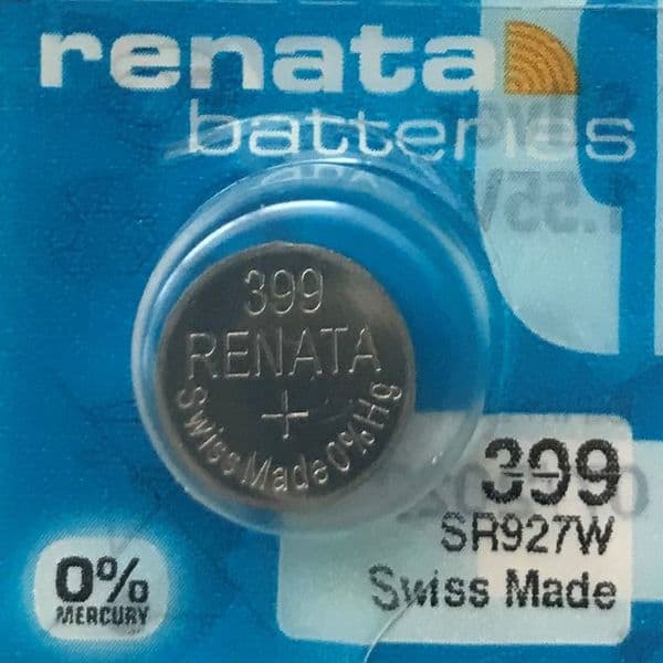 399 (SR927W) Silver Oxide Batteries - Renata