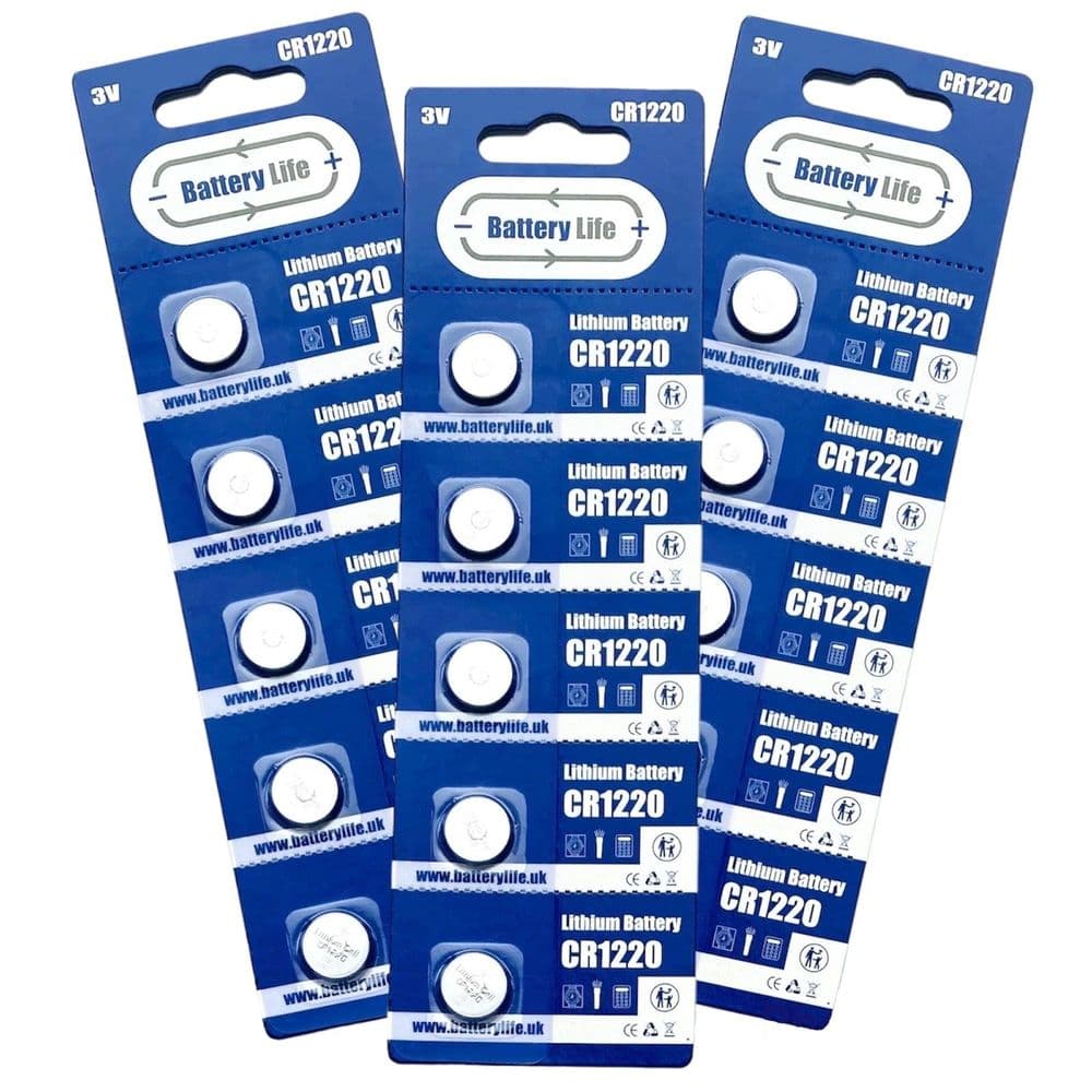 CR1220 Coin Cell Batteries Battery Life