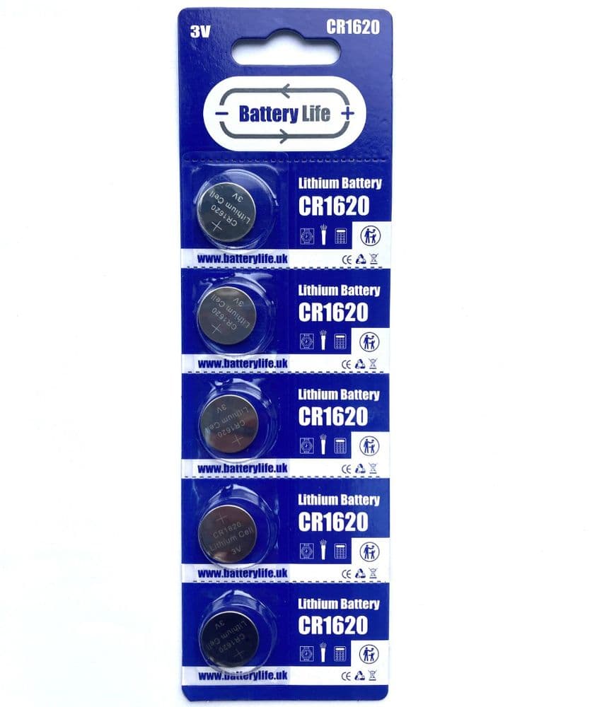 CR1620 Coin Cell Batteries Battery Life