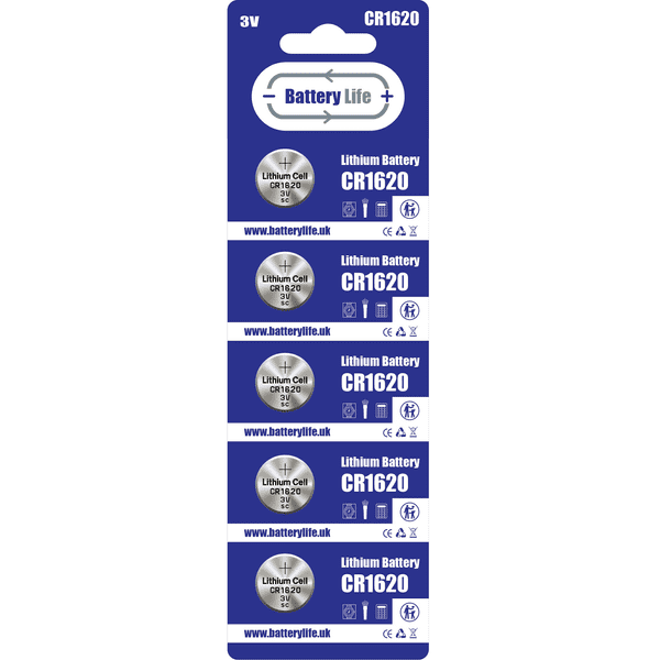 CR1620  Coin Cell  Batteries - Battery Life