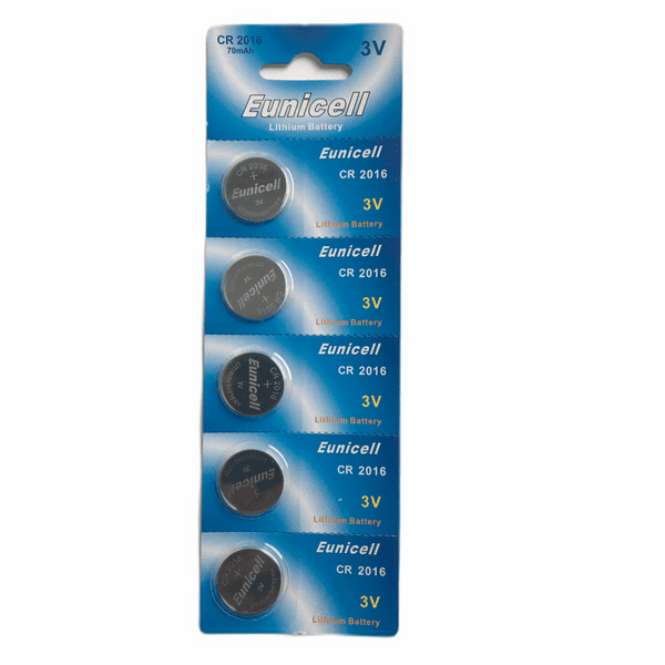CR2016 Coin Cell Batteries - Eunicell