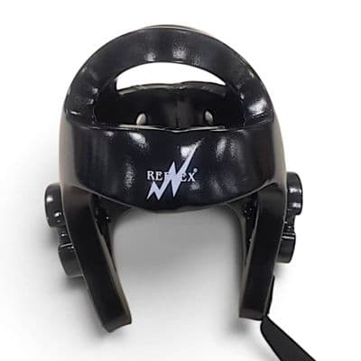 Reflex Dipped Foam Head Guard Black