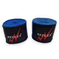 Reflex Elasticated Hand Wraps 400cm Blue | Boxing Handwraps | Reflex UK